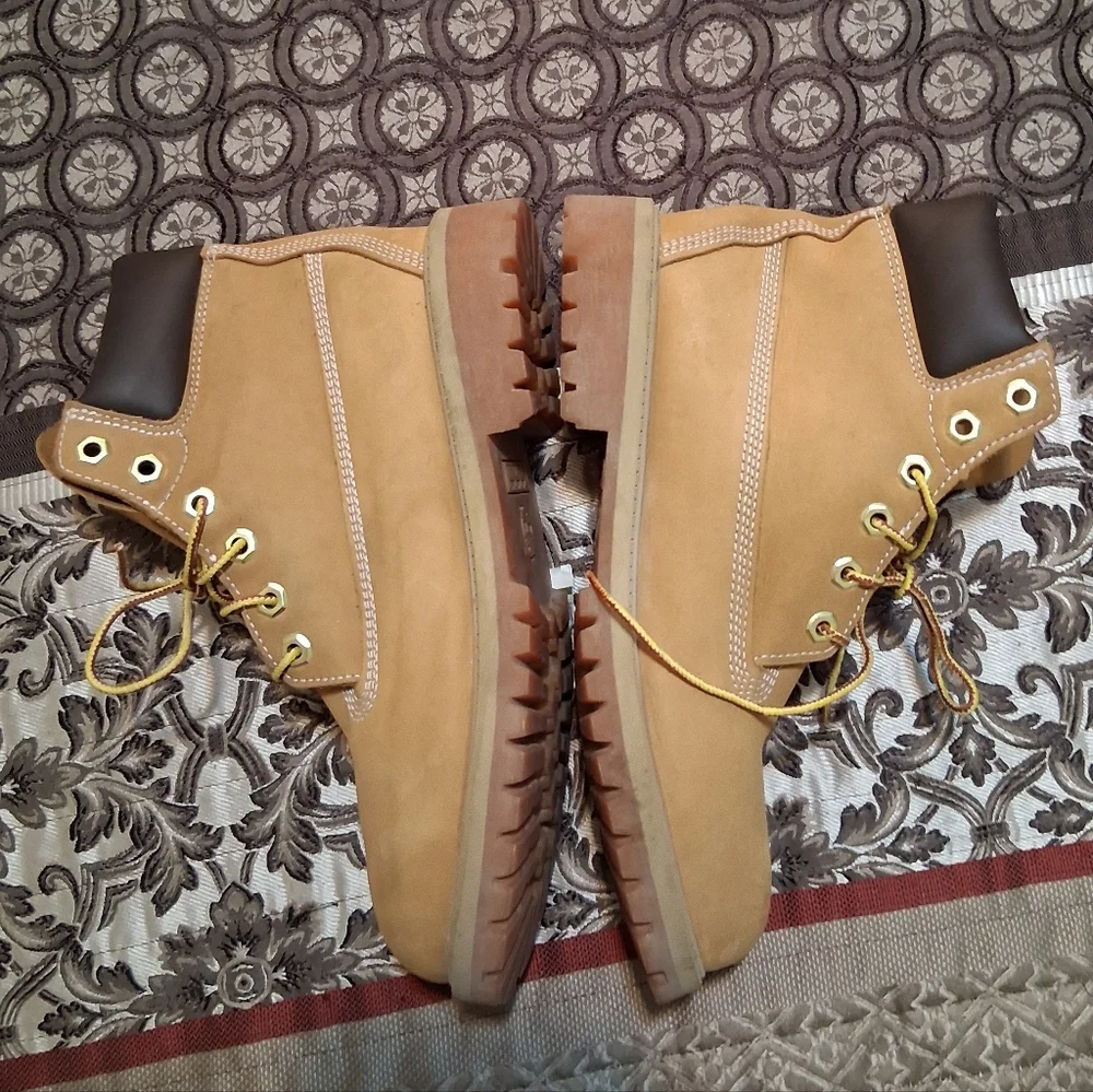 Timberland Juniors Sz6M Shoes Boots Tan-Brown Unisex Women (Sz8)‎ Waterproof